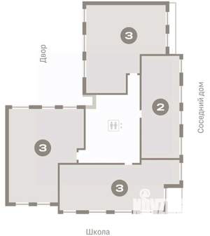 3-к квартира, вторичка, 96м2, 9/9 этаж