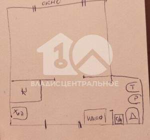 1-к квартира, вторичка, 20м2, 1/9 этаж