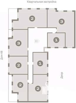 2-к квартира, вторичка, 109м2, 8/9 этаж