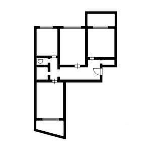 3-к квартира, вторичка, 74м2, 3/10 этаж