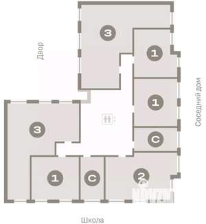 3-к квартира, вторичка, 85м2, 3/9 этаж