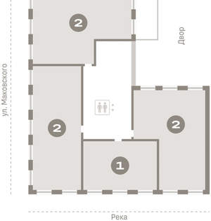 2-к квартира, вторичка, 132м2, 2/11 этаж