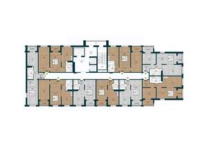 2-к квартира, вторичка, 63м2, 19/25 этаж