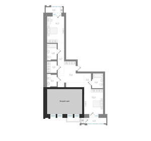 3-к квартира, вторичка, 101м2, 18/20 этаж