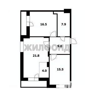3-к квартира, вторичка, 75м2, 10/17 этаж