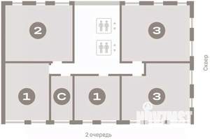 2-к квартира, вторичка, 78м2, 4/14 этаж