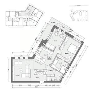 3-к квартира, вторичка, 105м2, 2/6 этаж