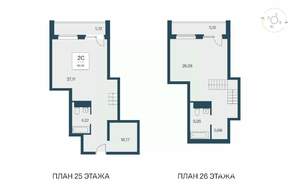 3-к квартира, вторичка, 99м2, 25/26 этаж