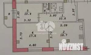 3-к квартира, вторичка, 63м2, 3/19 этаж