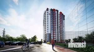 1-к квартира, строящийся дом, 26м2, 15/17 этаж