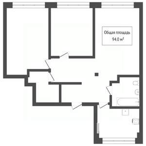 3-к квартира, вторичка, 90м2, 7/7 этаж