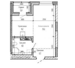 Студия квартира, вторичка, 31м2, 13/16 этаж