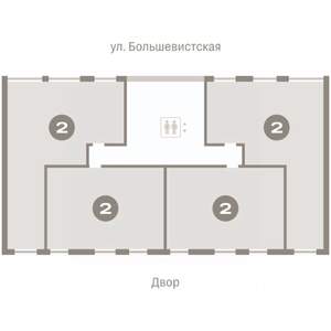 2-к квартира, вторичка, 147м2, 8/8 этаж