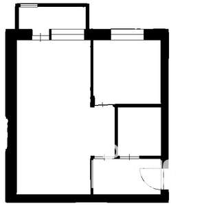 1-к квартира, вторичка, 32м2, 3/5 этаж