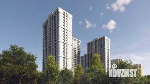 1-к квартира, строящийся дом, 38м2, 15/25 этаж
