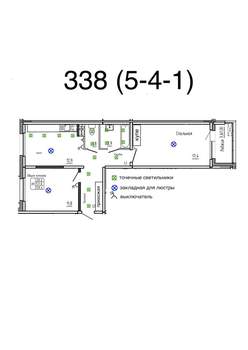 2-к квартира, вторичка, 59м2, 4/17 этаж