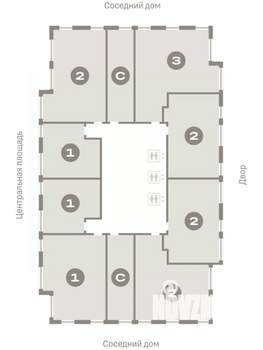 2-к квартира, вторичка, 71м2, 12/23 этаж