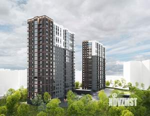 2-к квартира, строящийся дом, 43м2, 14/21 этаж