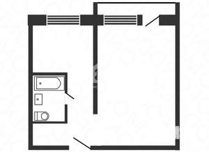 1-к квартира, вторичка, 33м2, 3/10 этаж