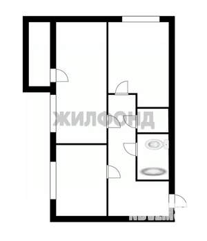 2-к квартира, вторичка, 67м2, 3/18 этаж