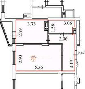 1-к квартира, вторичка, 39м2, 16/16 этаж