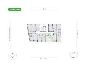 2-к квартира, вторичка, 52м2, 5/5 этаж