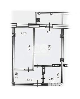 1-к квартира, вторичка, 37м2, 19/19 этаж