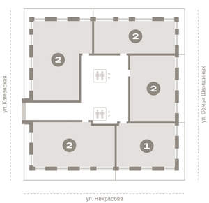1-к квартира, вторичка, 75м2, 16/17 этаж