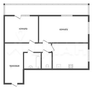 2-к квартира, вторичка, 76м2, 6/10 этаж