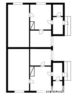 4-к квартира, вторичка, 65м2, 1/1 этаж