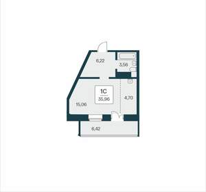 Студия квартира, вторичка, 36м2, 11/25 этаж