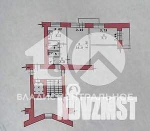 2-к квартира, вторичка, 40м2, 3/9 этаж