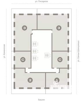 3-к квартира, вторичка, 155м2, 27/30 этаж