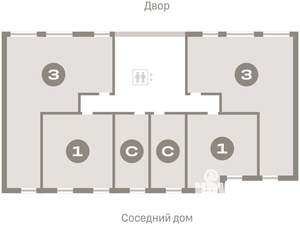1-к квартира, вторичка, 46м2, 4/23 этаж