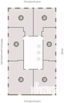 3-к квартира, вторичка, 93м2, 7/23 этаж