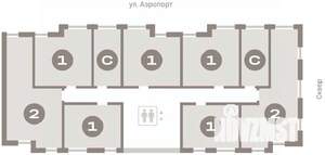 2-к квартира, вторичка, 63м2, 5/9 этаж