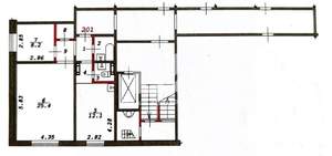 2-к квартира, вторичка, 58м2, 10/10 этаж