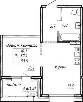 Фото квартиры на продажу (1)