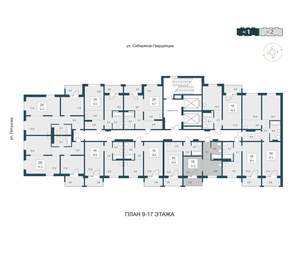 1-к квартира, вторичка, 31м2, 12/17 этаж