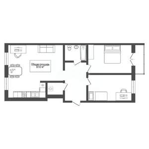 3-к квартира, вторичка, 87м2, 6/9 этаж