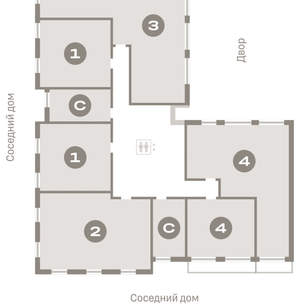 4-к квартира, вторичка, 125м2, 6/23 этаж