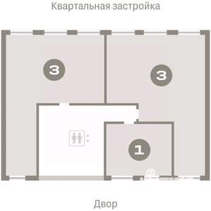 3-к квартира, вторичка, 90м2, 2/9 этаж