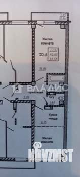 2-к квартира, вторичка, 46м2, 7/18 этаж