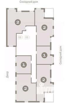 2-к квартира, вторичка, 86м2, 12/12 этаж