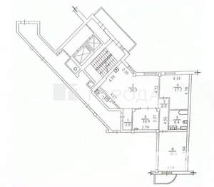3-к квартира, вторичка, 107м2, 4/25 этаж