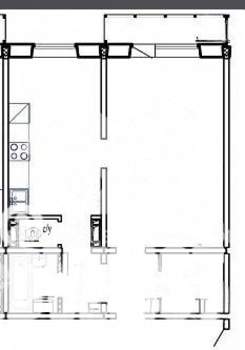 1-к квартира, вторичка, 49м2, 3/10 этаж