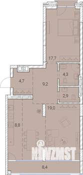 3-к квартира, вторичка, 88м2, 20/25 этаж