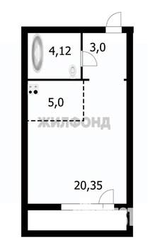 1-к квартира, сданный дом, 34м2, 10/10 этаж