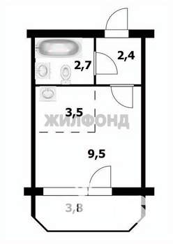 1-к квартира, вторичка, 18м2, 10/18 этаж