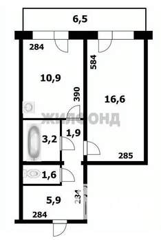 1-к квартира, вторичка, 40м2, 11/18 этаж